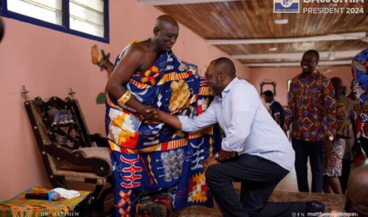 We will pray for you and Bawumia… – Omanhene of Wassa Amenfi to Napo