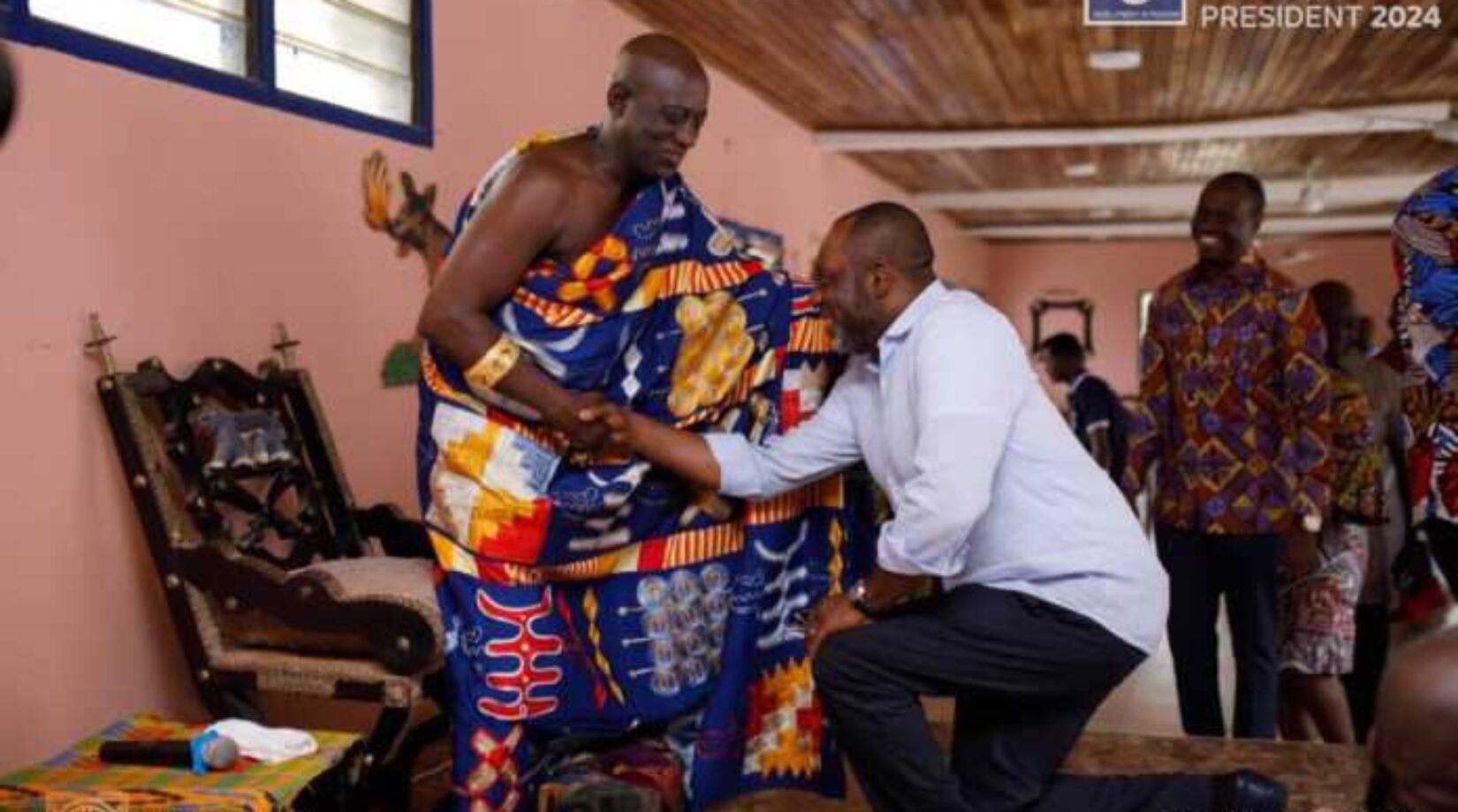 We will pray for you and Bawumia… – Omanhene of Wassa Amenfi to Napo