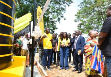 MTN EMPLOYEE VOLUNTEERS END YELLO CARE, HAND OVER CONTAINERIZED ICT LAB, DIGITAL BOREHOLE AND OTHER AMENITIES