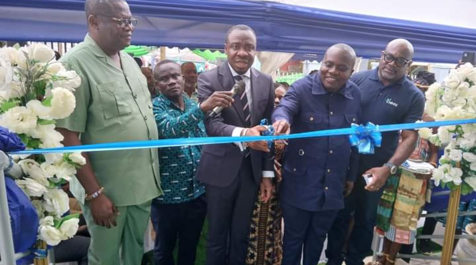 Dr. Dacosta Aboagye Commissions Shama District Office of NHIS