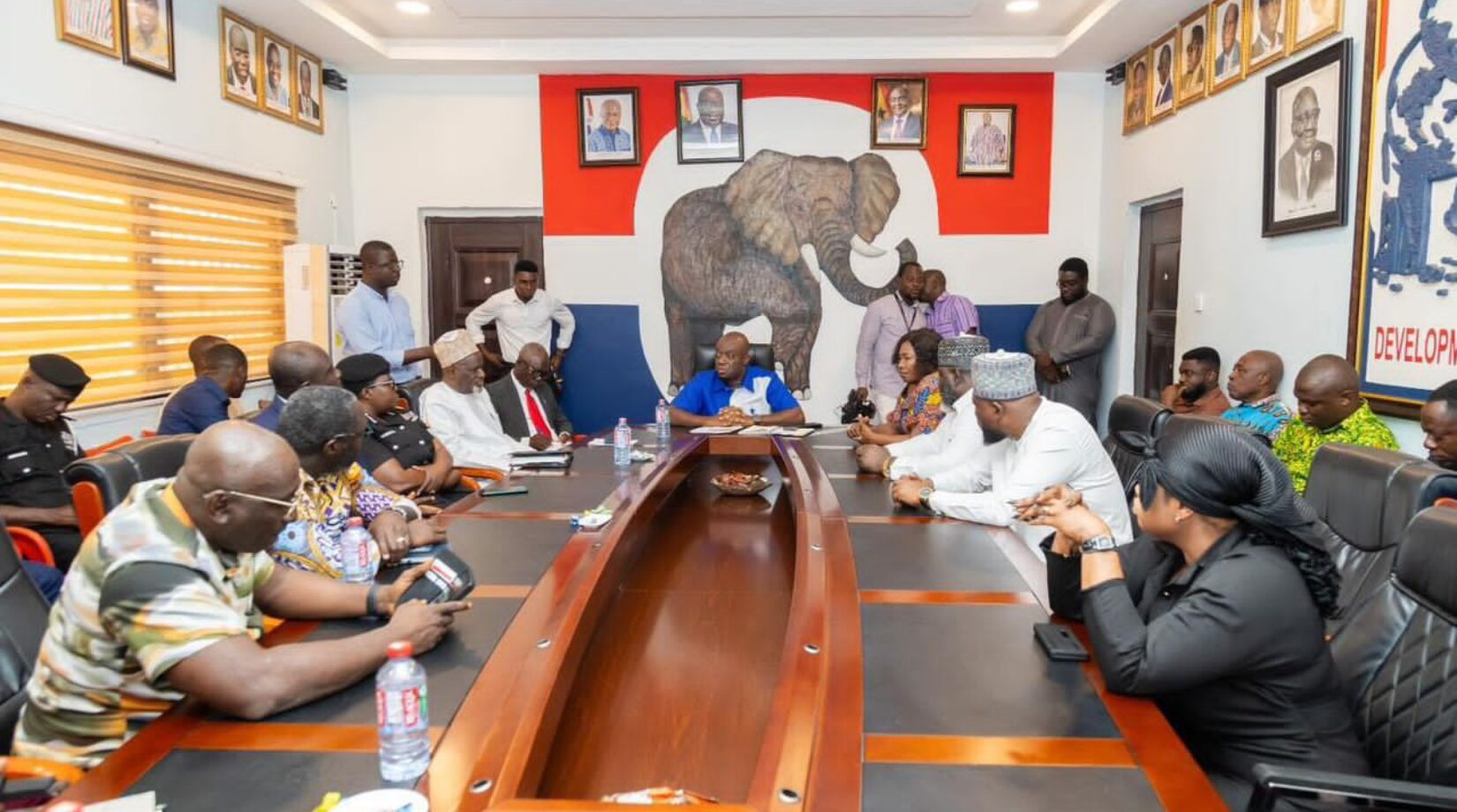 NPP LEADERSHIP ENGAGES NATIONAL PEACE COUNCIL COMMITTEE