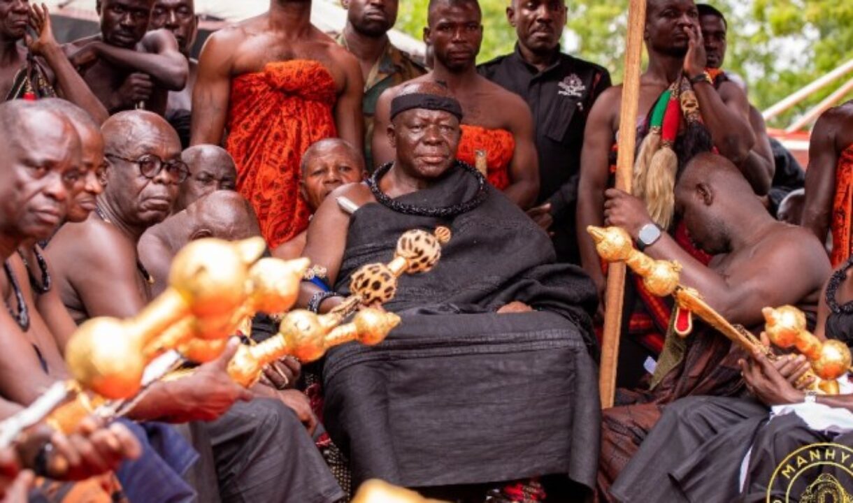 Otumfuo strikes again … destools Sabronum Gyaasehene, 2 others over galamsey scandal