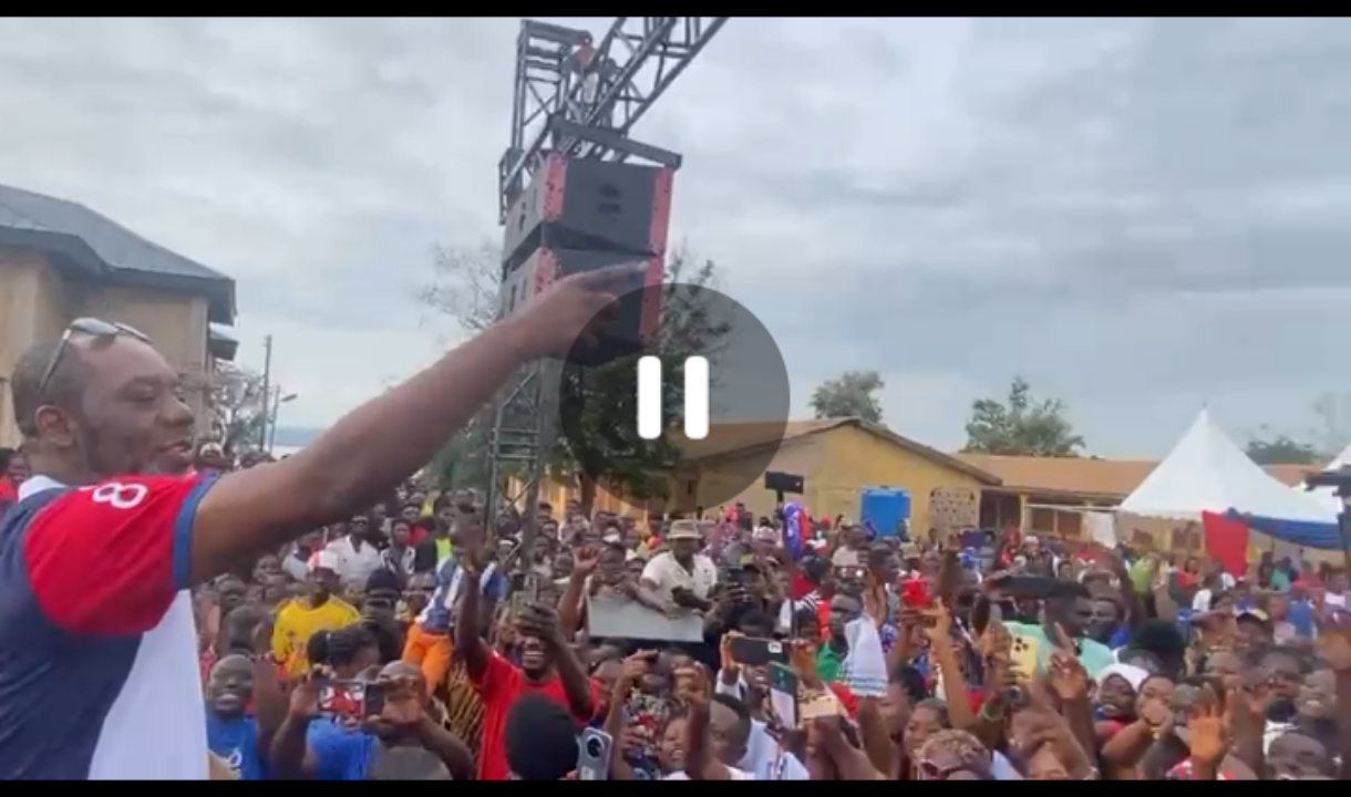 Video: Workaholic Napo shakes Nkoranza South with mammoth rally