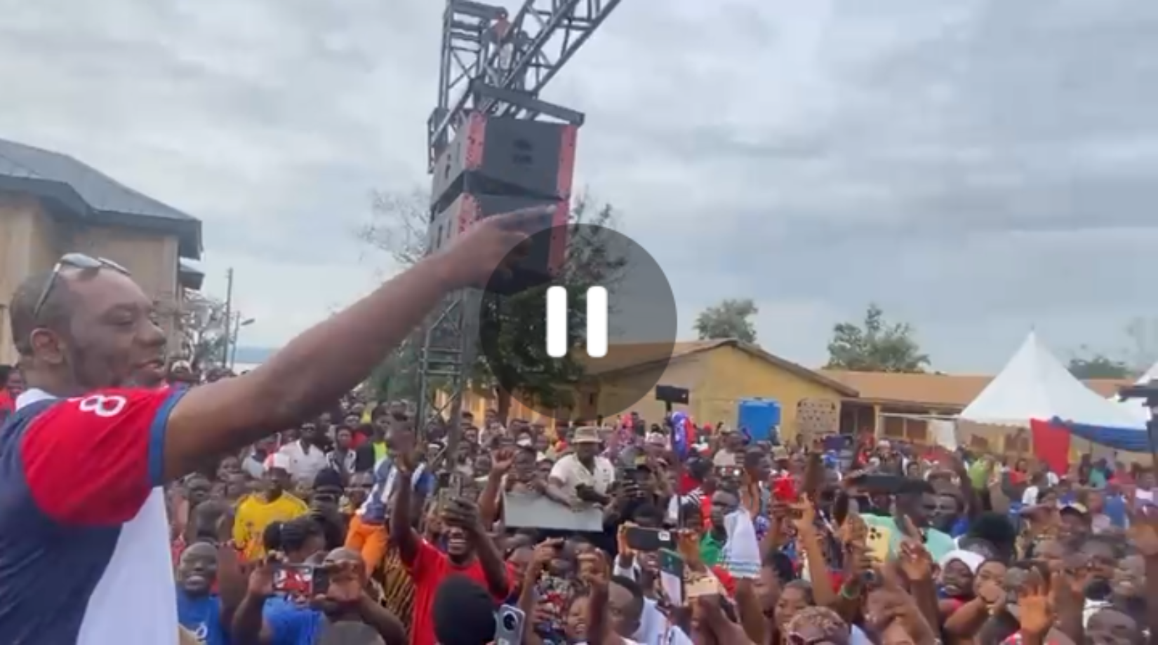 Video: Workaholic Napo shakes Nkoranza South with mammoth rally