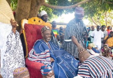 Big joy…as Overlord of Gonja Kingdom lifts ban on Jinapor,blesses him as grandson