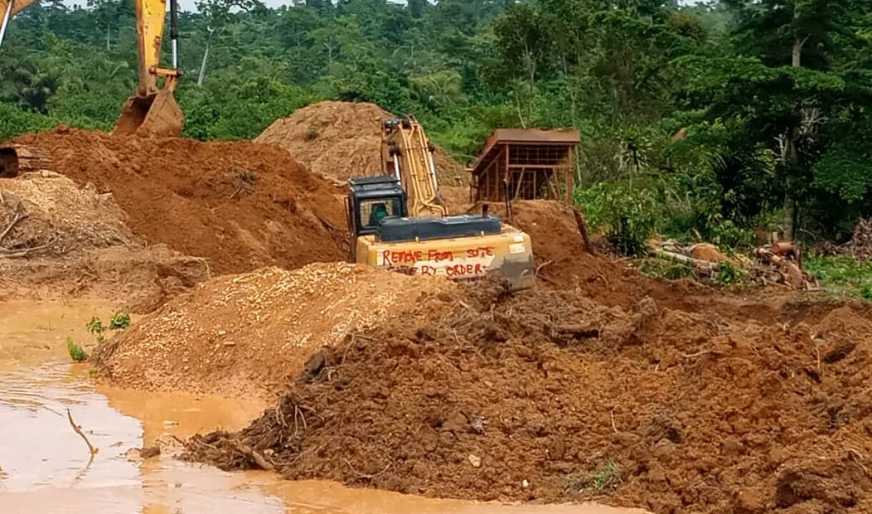 Illegal mining booms at Sefwi Maanse, Aboabo in Bibiani Anwhiaso Bekwai Municipality