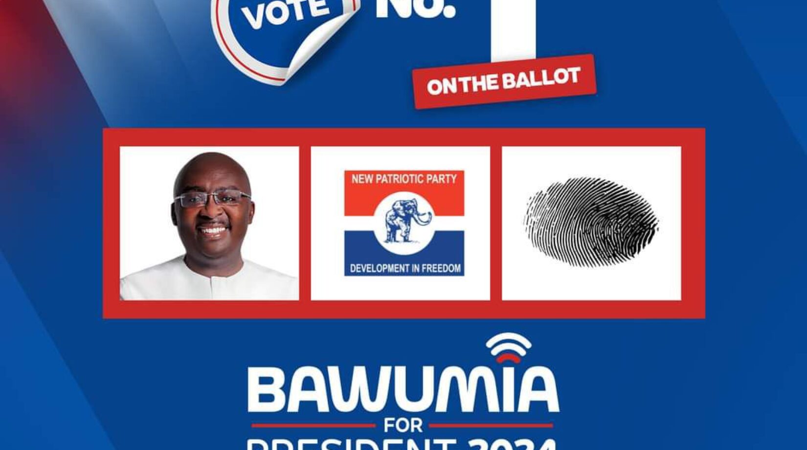 Just in: Bawumia picks#1,Mahama #8 for December polls