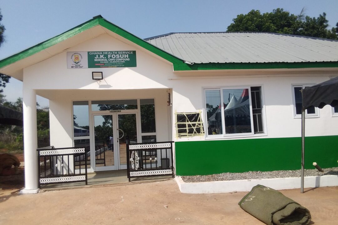 Pictures&Video: Big joy as Fantasy Club of Daddy Lumba Commissions Health Centre for Nsuta-Amangose Community