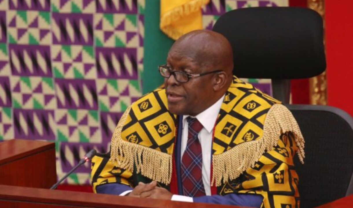 Just in.Ghana’s Speaker of Parliament declares 4 seats vacant