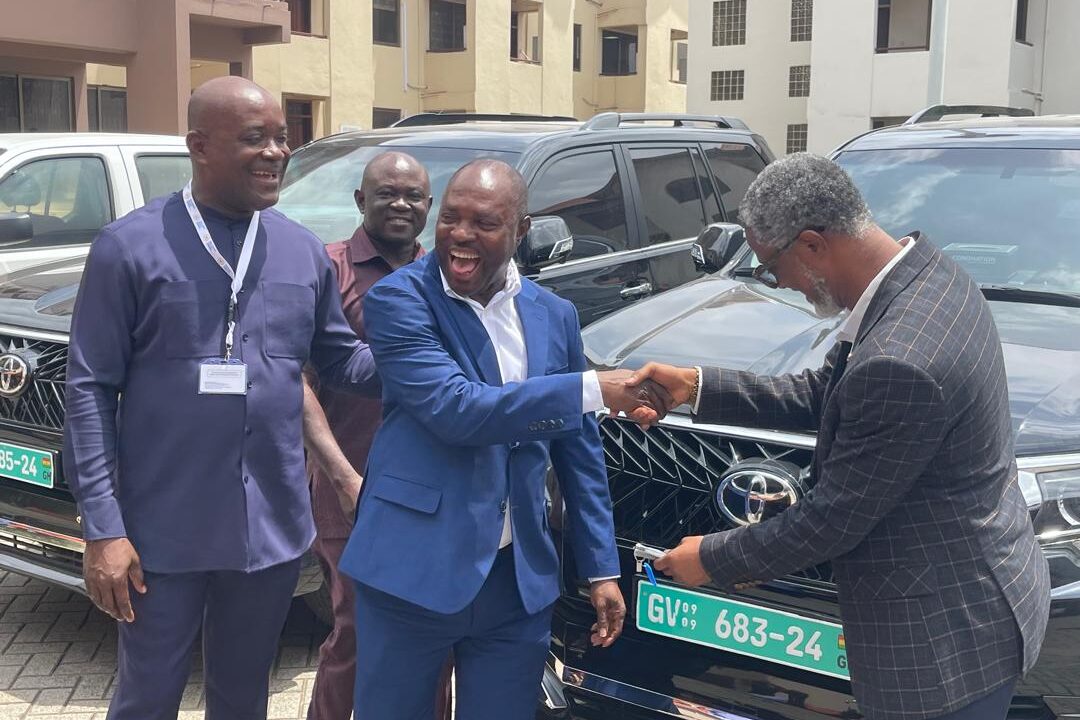 Government presents new vehicles to four Colleges of Education