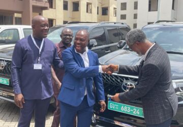 Government presents new vehicles to four Colleges of Education