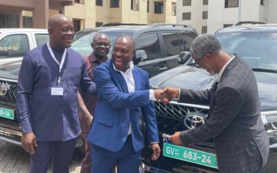 Government presents new vehicles to four Colleges of Education