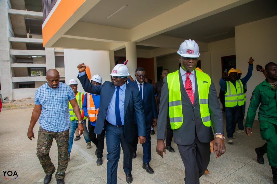 Dr Bawumia inspects Accra STEM Academy project