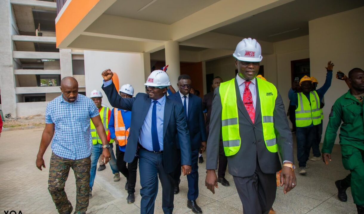 Dr Bawumia inspects Accra STEM Academy project