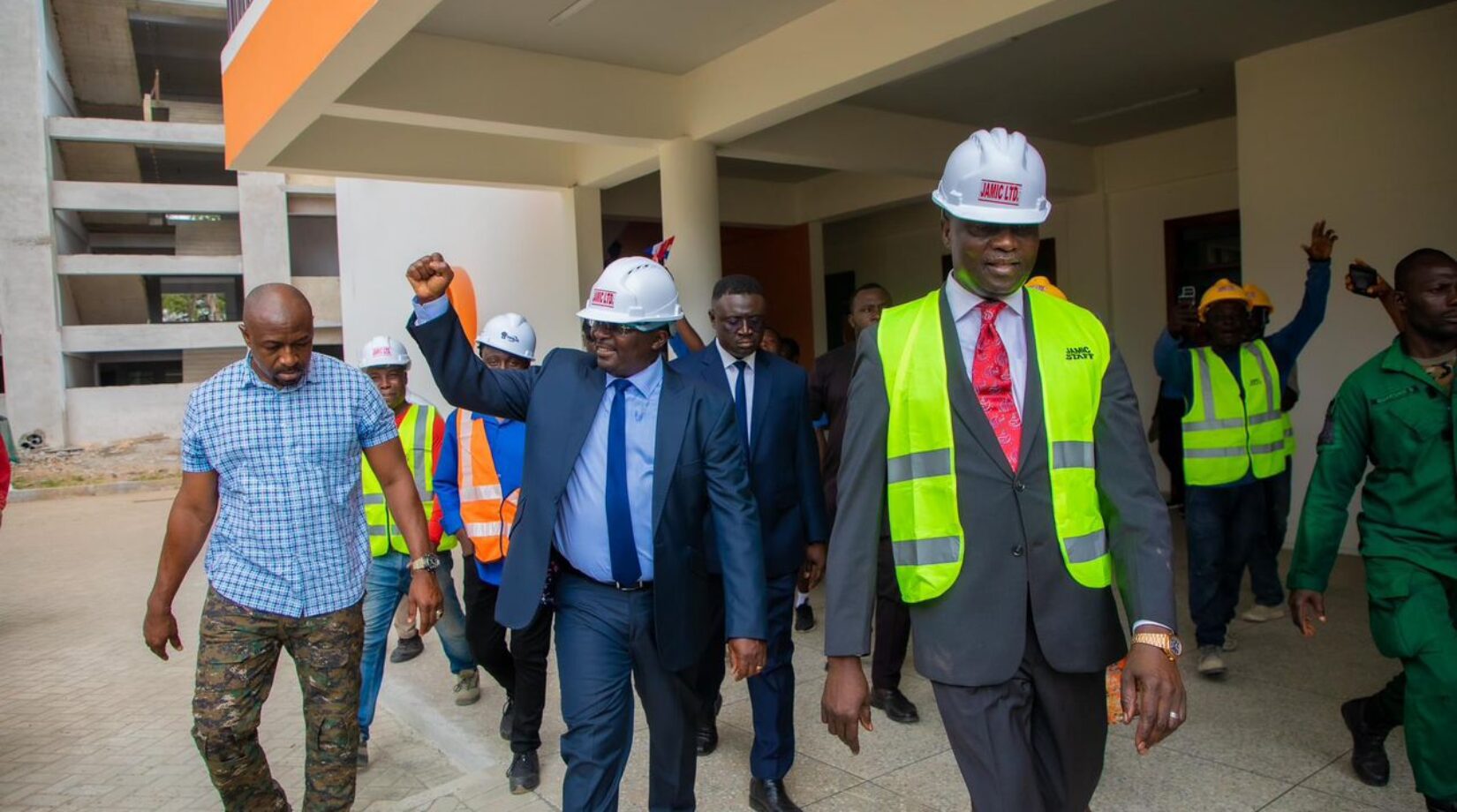 Dr Bawumia inspects Accra STEM Academy project