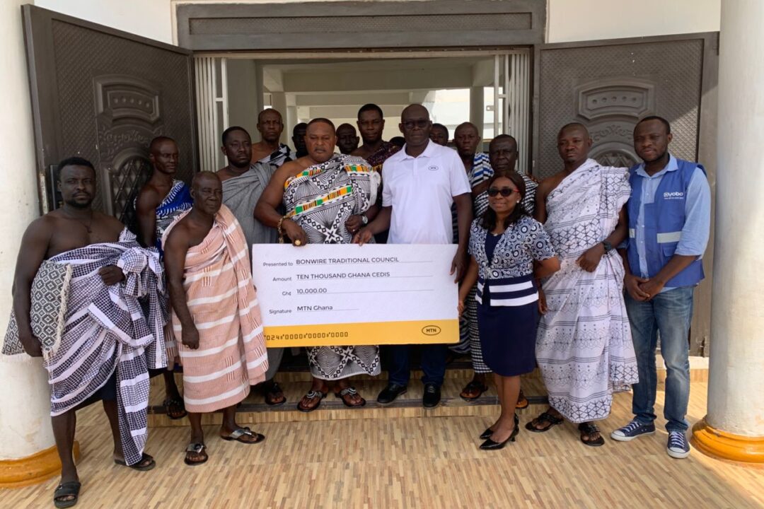 MTN Ghana supports Bonwire Kente Festival with GH¢10K, airtime