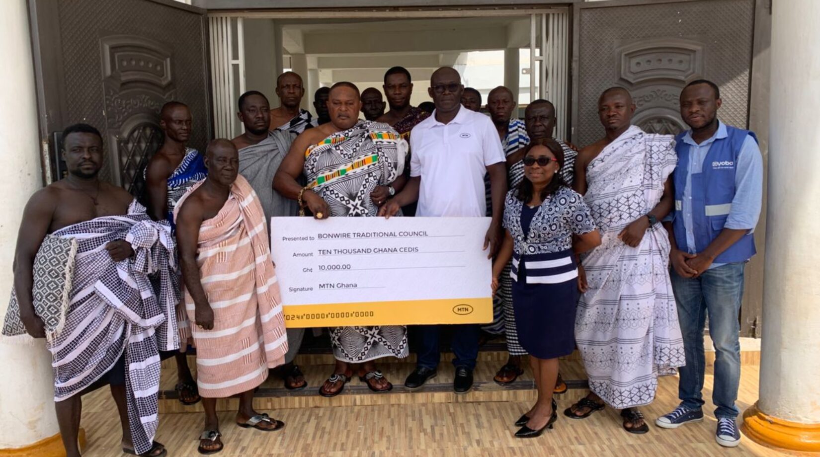 MTN Ghana supports Bonwire Kente Festival with GH¢10K, airtime