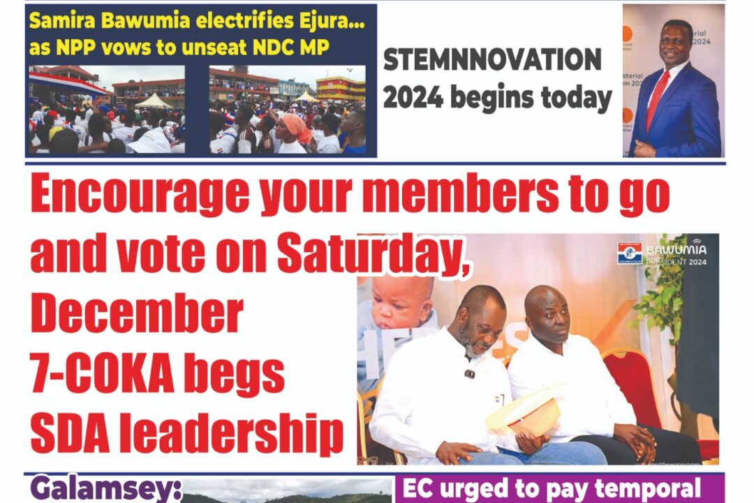 The New Trust Newspaper, Monday,14th October,2024 Edition