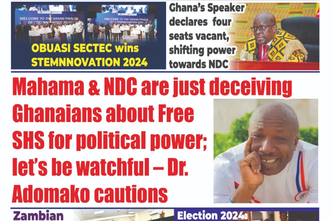 The New Trust Newspaper, Friday,18th October,2024 Edition