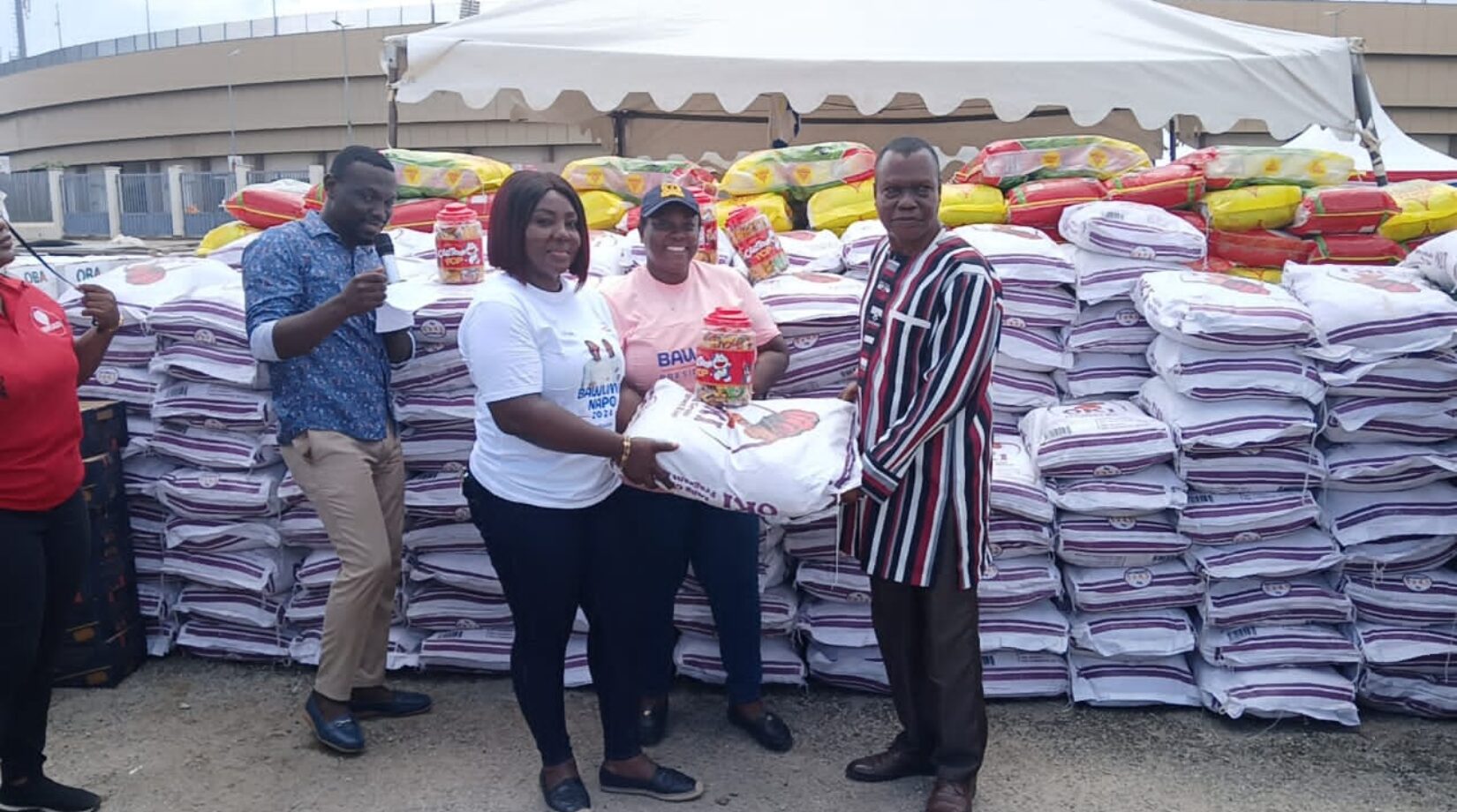 Napo donates items to 20 orphanages