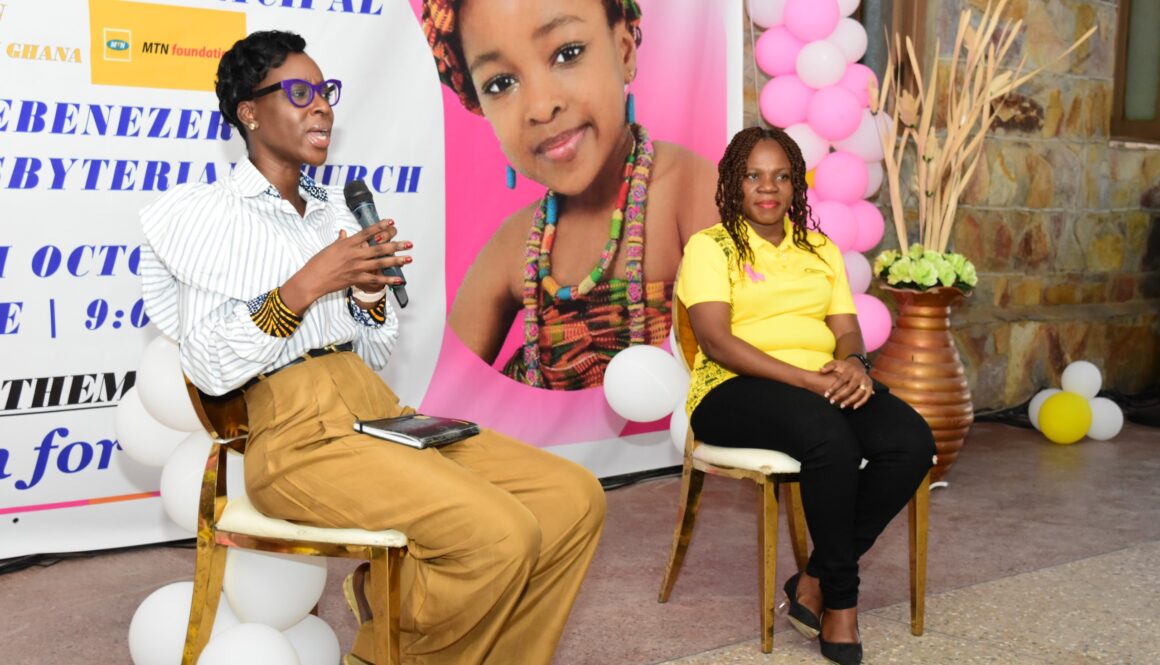 email1729169193954Maame Ekua Ofori, Senior Manager for MTN Legal(speaking) and Louisa Ama Sosu, Senior Manager for Network Performance