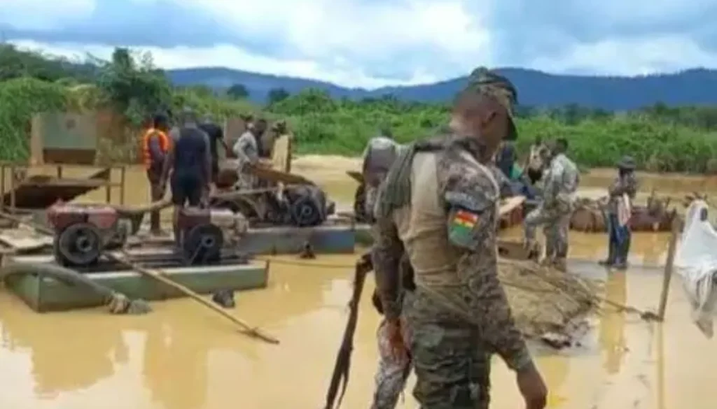military-galamsey