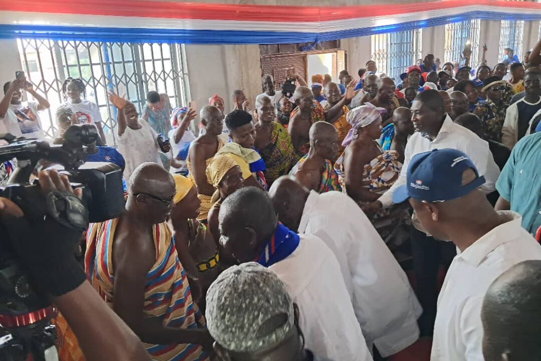 Bawumia receives warm reception at Atwima Mponua…as he starts 15-day campaign tour of Ashanti Region