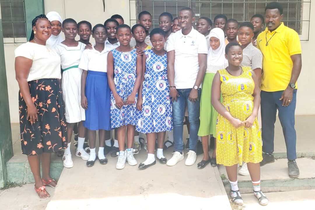 GEORGE AKOM SUPPORTS FEMALE PUPILS IN SEKYERE AFRAM PLAINS CONSTITUENCY TO UNDER GO ICT TRAINING