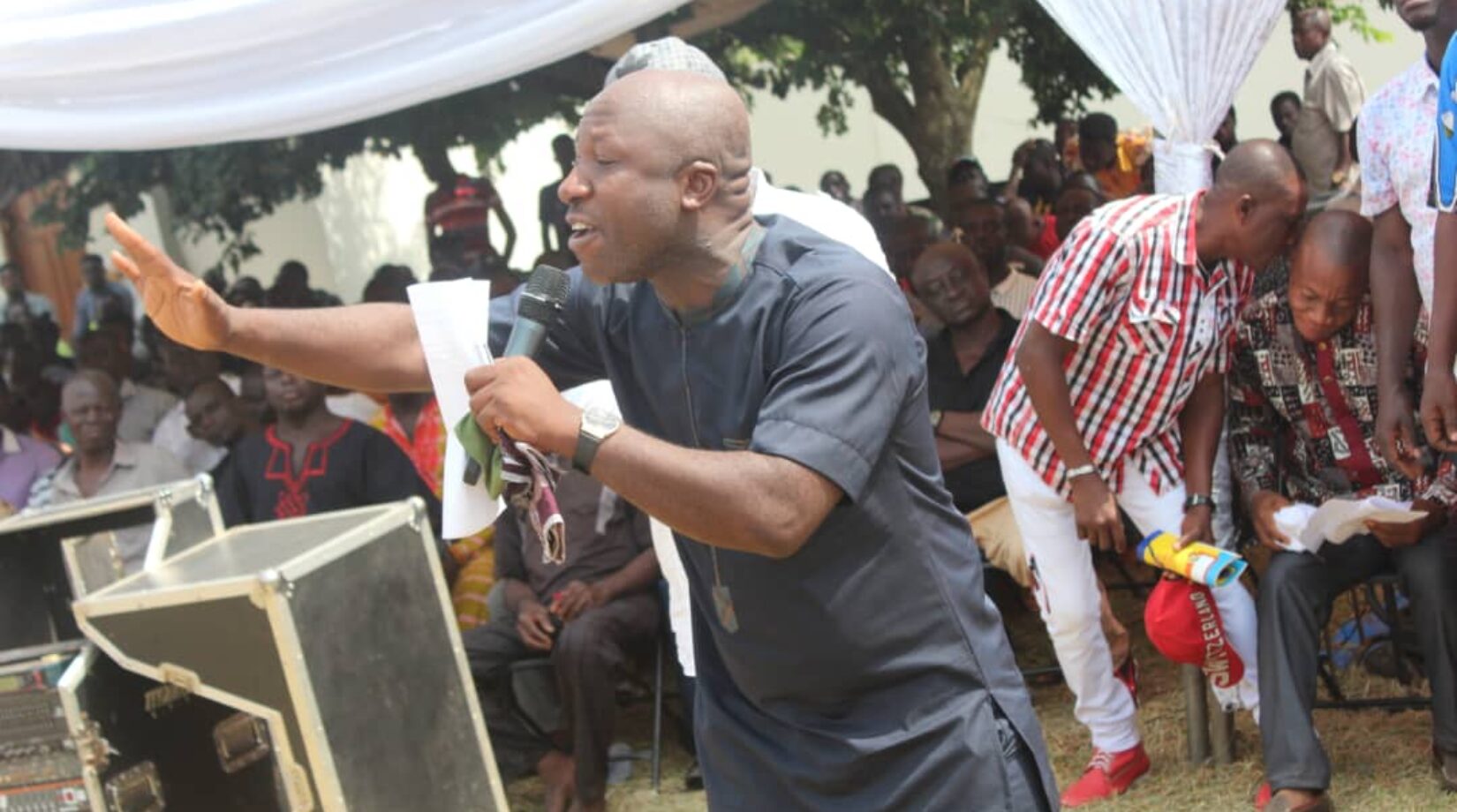 Be bold and speak against NDC’s evil plots ahead of December 7 polls – Francois tells Clergy & Nananom