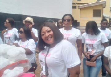 Mrs Constance Achiaa Poku celebrates 50th birthday with Kumasi Female prisoners