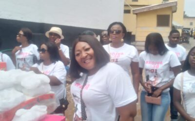 Mrs Constance Achiaa Poku celebrates 50th birthday with Kumasi Female prisoners