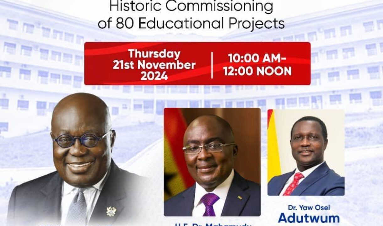 Akufo-Addo to lead commissioning of over 80 educational projects