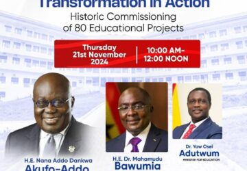 Akufo-Addo to lead commissioning of over 80 educational projects