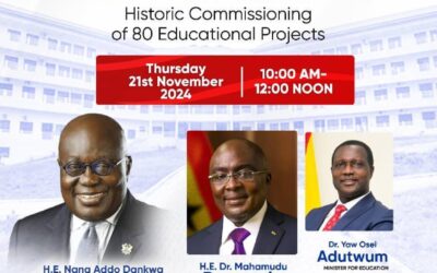 Akufo-Addo to lead commissioning of over 80 educational projects