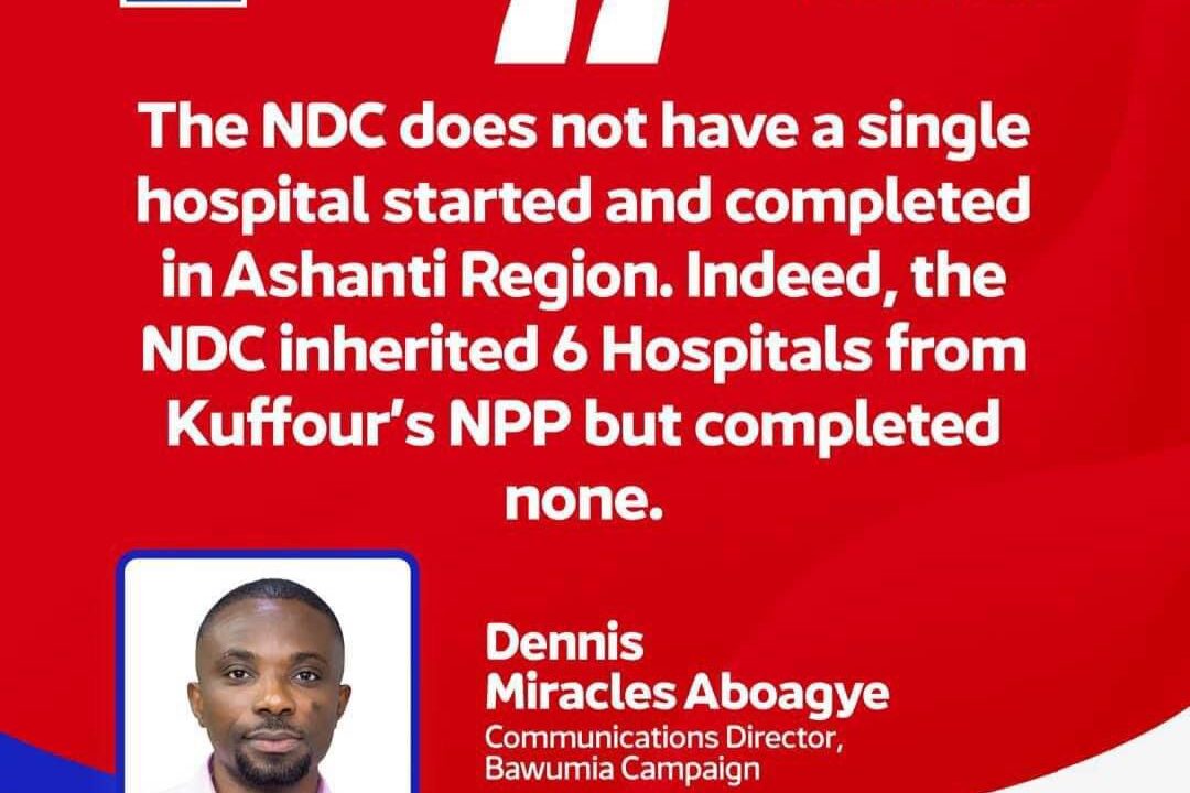 Miracles Aboagye publishes Hospitals started & completed by Akufo-Addo/Bawumia Government 
