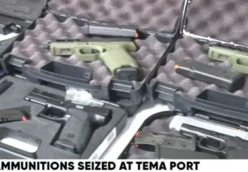 Security alert:53 pistols, 74 magazines, live rounds uncovered at Tema Port