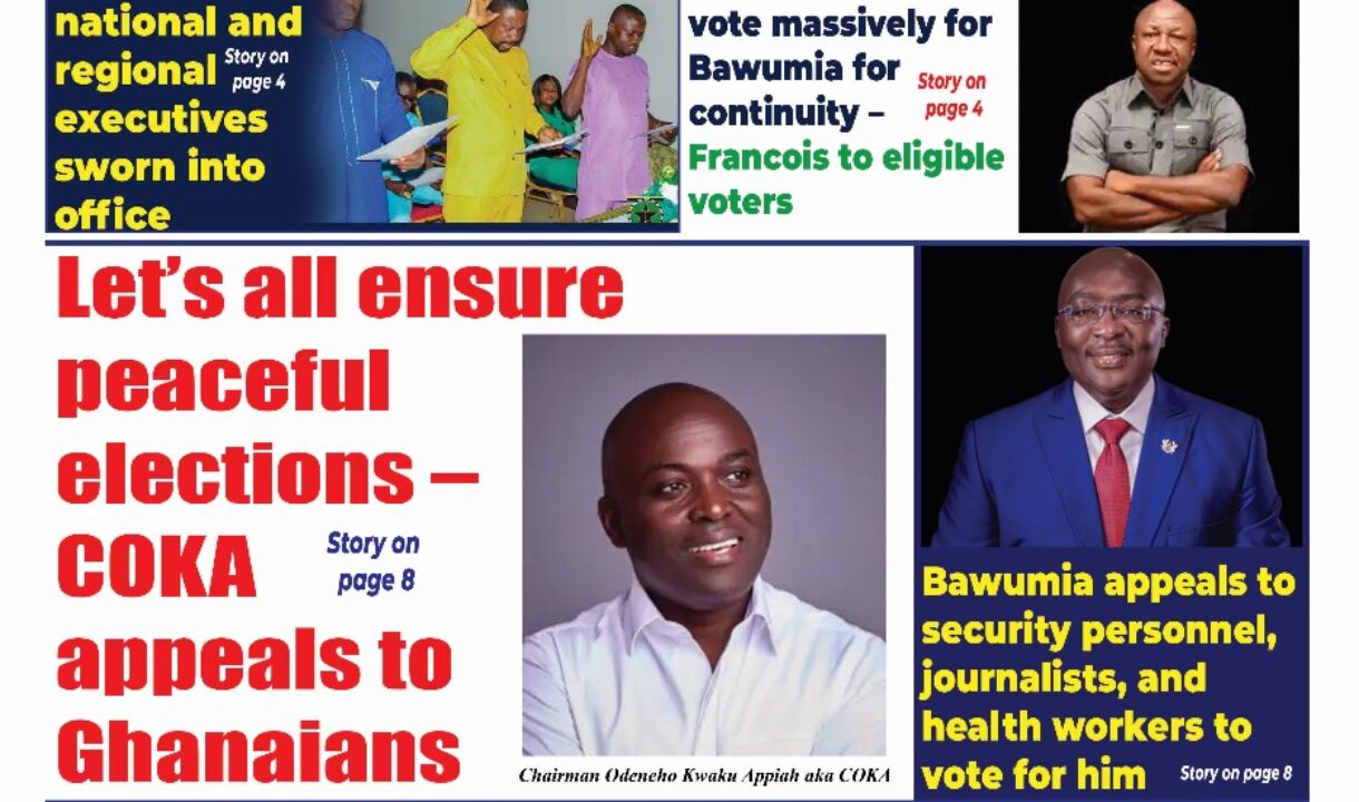 Monday,2nd December,2024 edition of The New Trust Newspaper