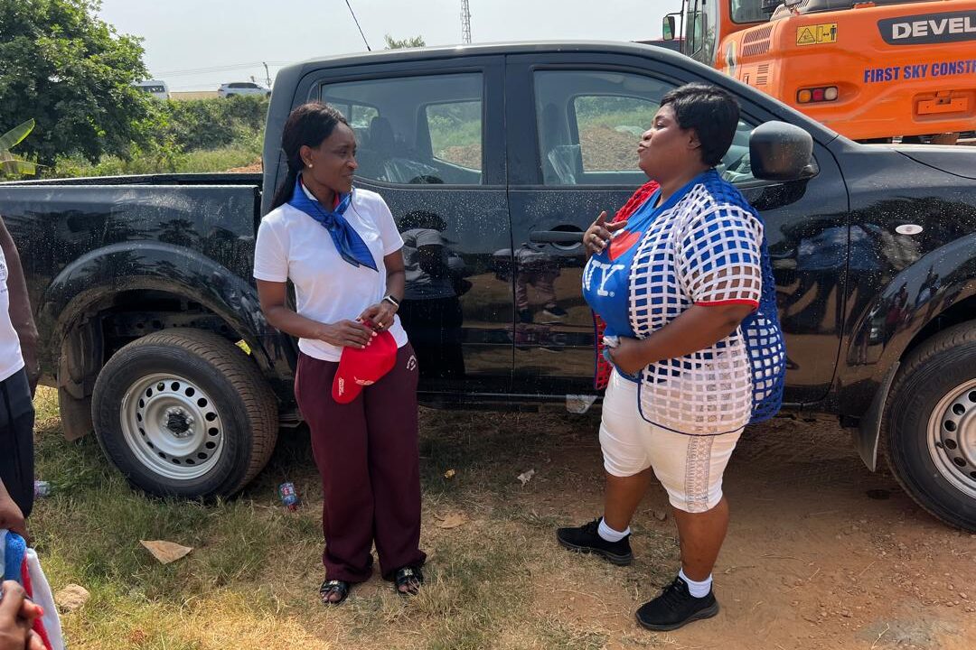 Abena Osei-Asare donates Pick-Up to Eastern Regional NPP Women’s Organiser