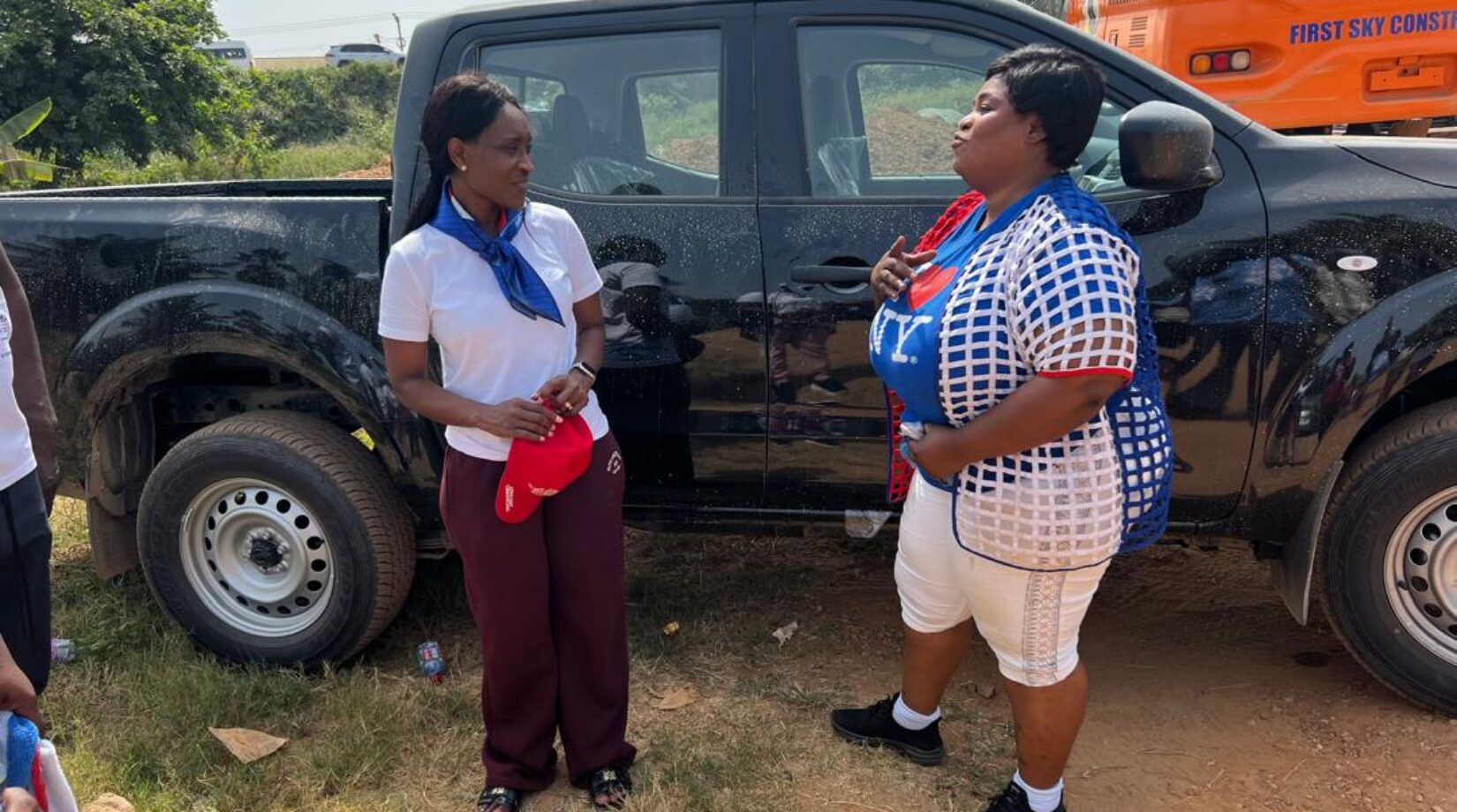 Abena Osei-Asare donates Pick-Up to Eastern Regional NPP Women’s Organiser