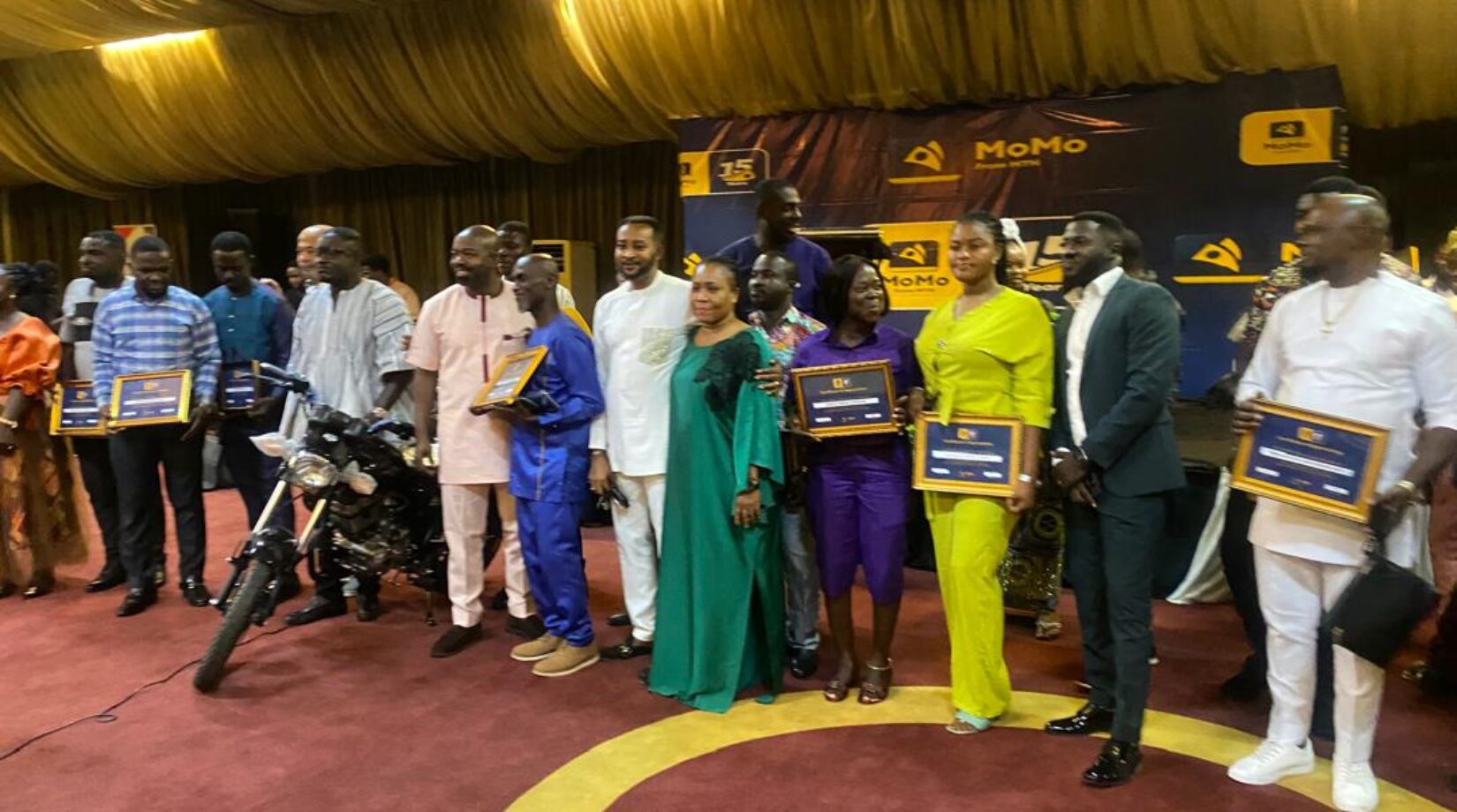 MTN Ghana holds special dinner & awards night to recognise top agents and merchants in Ashanti Region