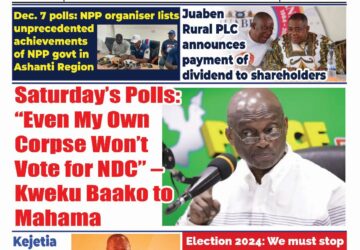 Thursday,5th December,2024 edition of The New Trust Newspaper