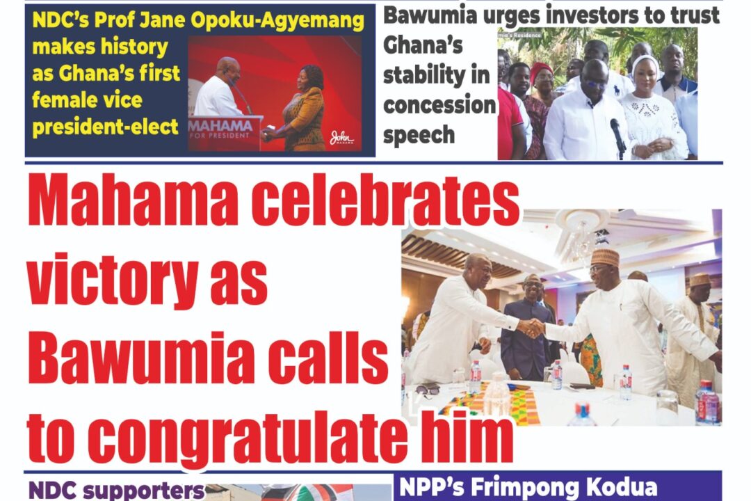 Monday,9th December,2024 edition of The New Trust Newspaper