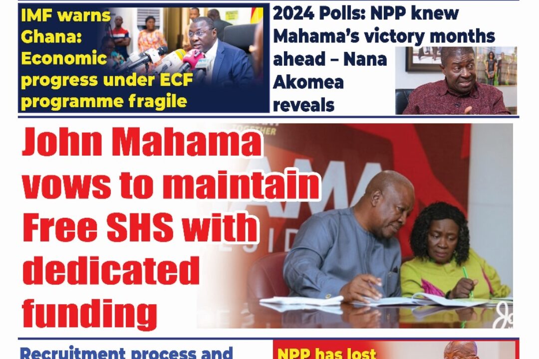 The New Trust Newspaper, Monday,16th December,2024 edition