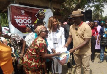 Kofi Job Foundation praises God for peaceful elections…as he donates to over 1,000 widows to celebrate Christmas