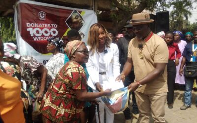 Kofi Job Foundation praises God for peaceful elections…as he donates to over 1,000 widows to celebrate Christmas