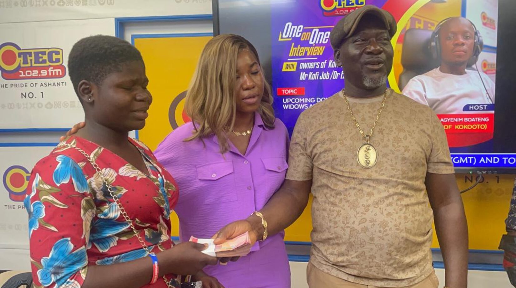 Kofi Job and Wife Donate GH¢20,000 to Brilliant but Needy Student