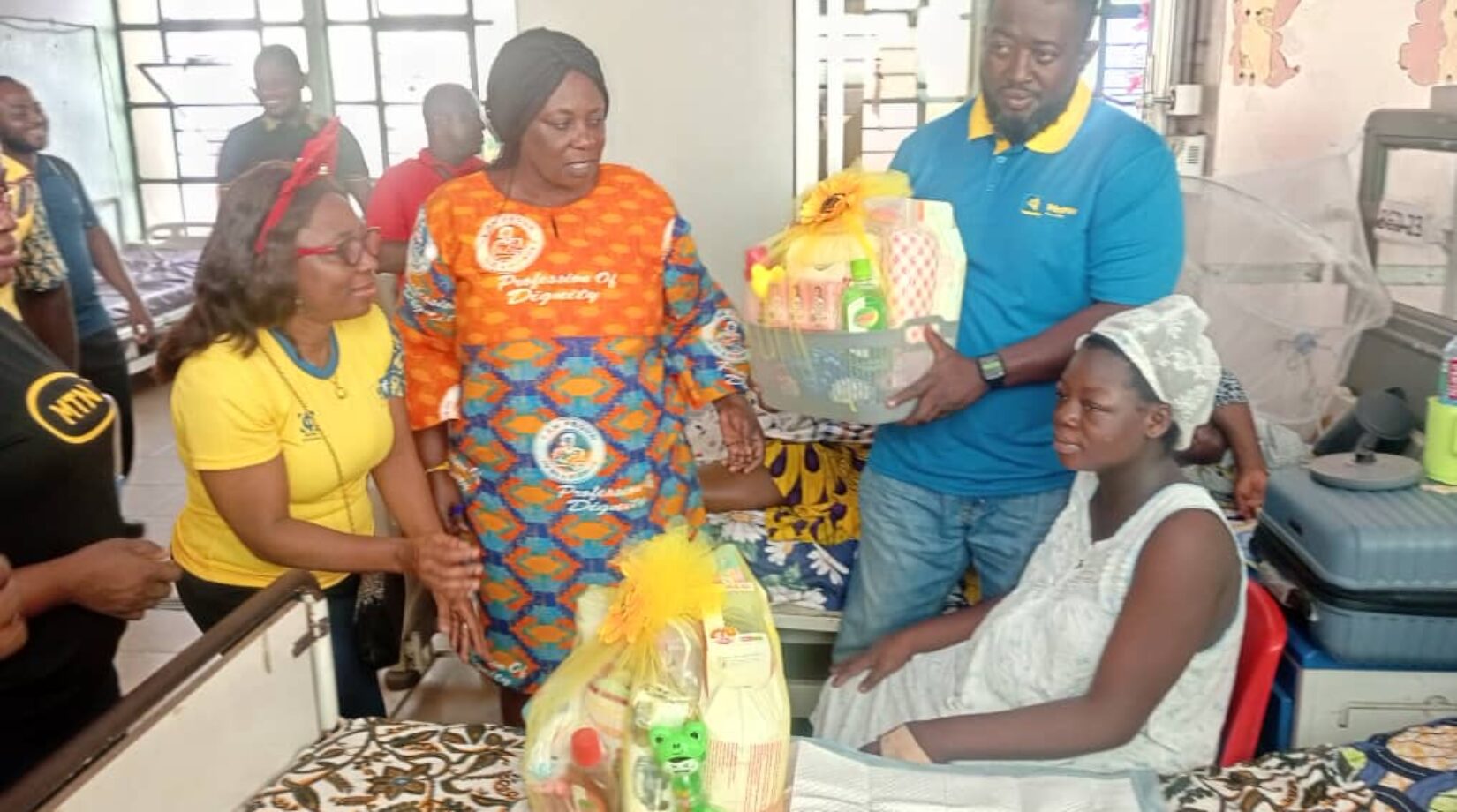 MTN Ghana donates 600 hampers to Babies born on Christmas Day