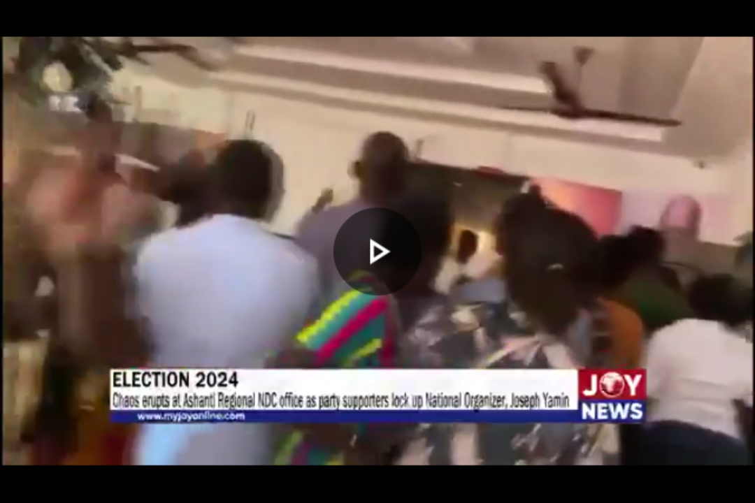 Video:NDC security boys attack Yamin & others for incompetence ahead of tomorrow’s polls