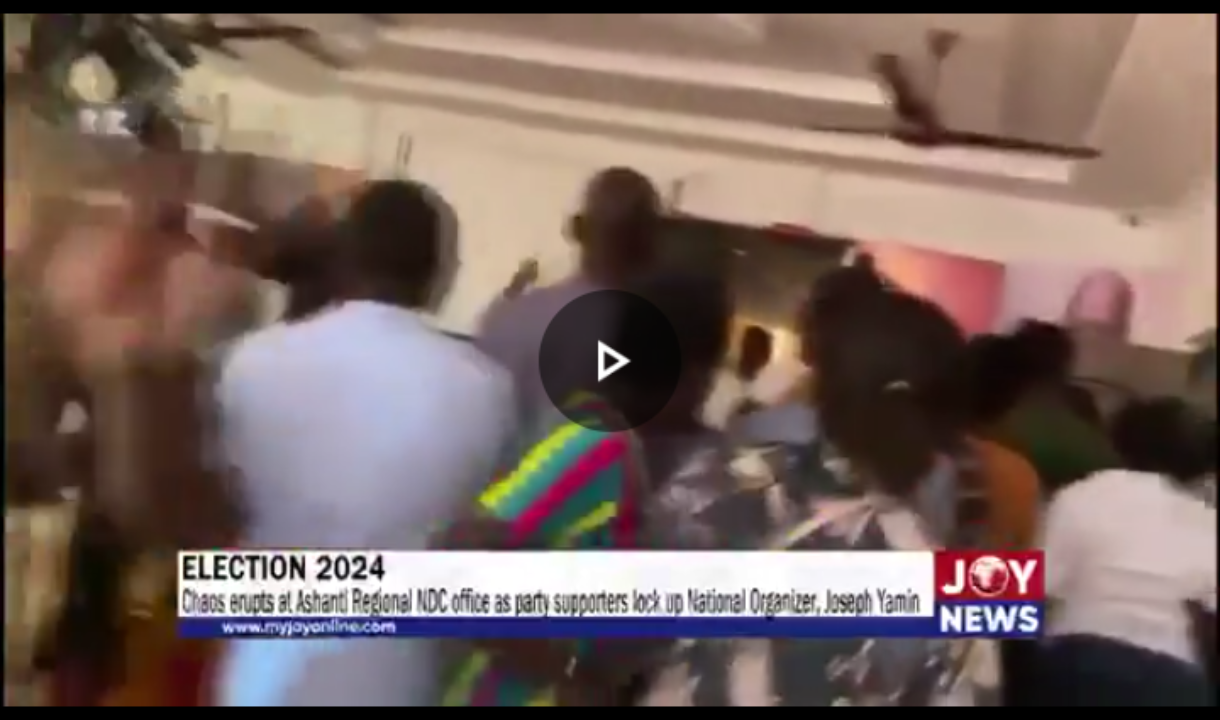 Video:NDC security boys attack Yamin & others for incompetence ahead of tomorrow’s polls