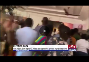 Video:NDC security boys attack Yamin & others for incompetence ahead of tomorrow’s polls